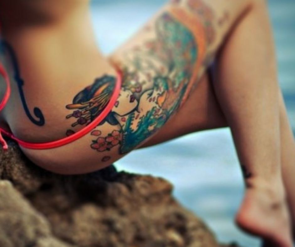 tatuajes y sol - cuidado tatuajes - nigromancia tatto